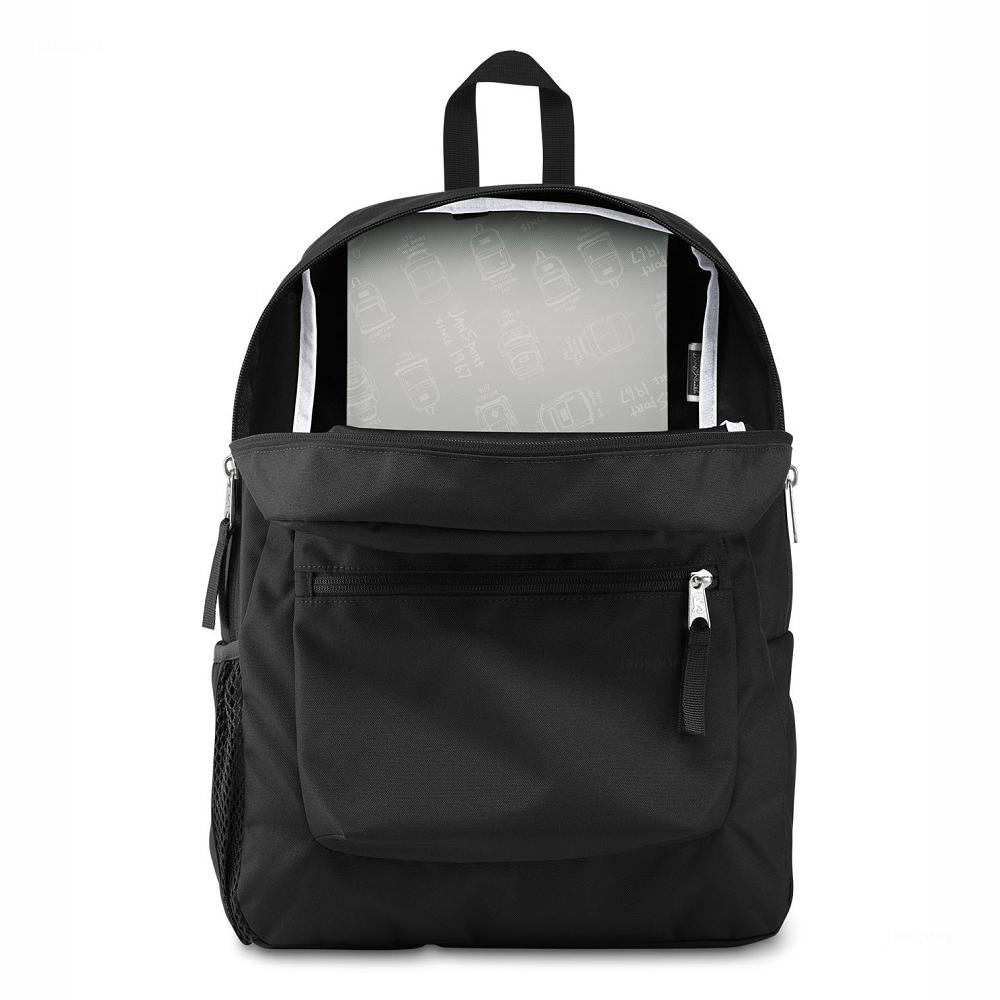 Sac à Dos Scolaire JanSport CROSS TOWN Noir | ATF-78000988